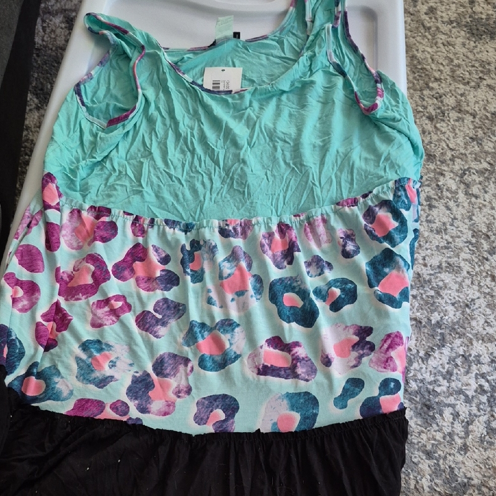 Colorful Leopard Print Tank Top